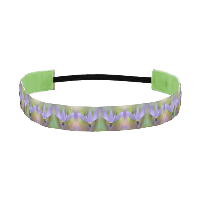 Pale Purple Lily Flower Close Up  Athletic Headband (Front)