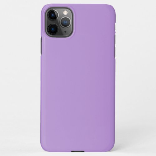 Pale Purple solid color  iPhone 11Pro Max Case