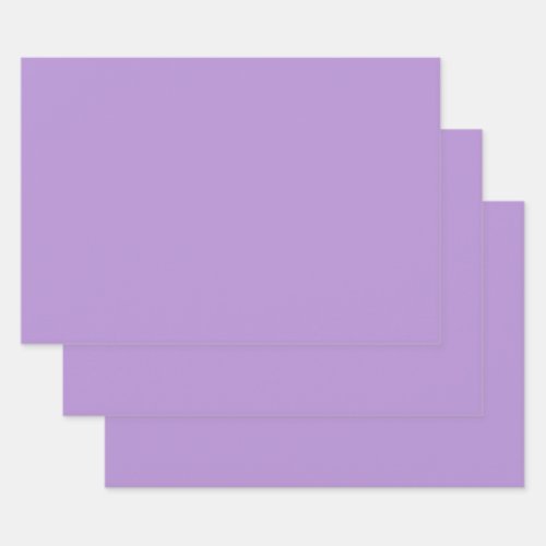 Pale Purple solid color  Wrapping Paper Sheets