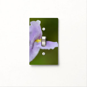 Pale Purple Wild Orchid Flower Light Switch Cover