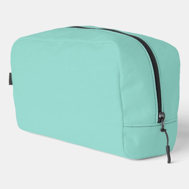 Pale Robin Egg Blue Solid Color Dopp Kit (Right Corner)