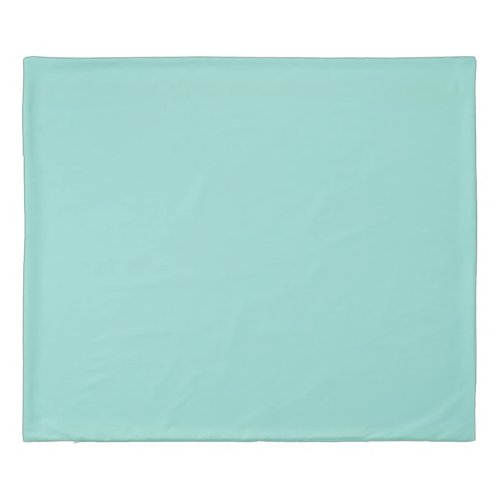 Pale Robin Egg Blue Solid Color Duvet Cover