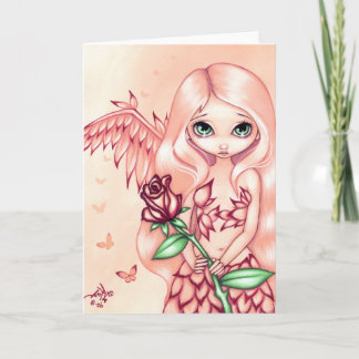 "Pale Rose" Greeting Card