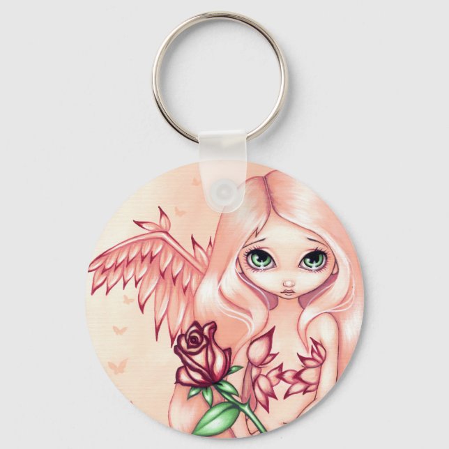"Pale Rose" Keychain (Front)