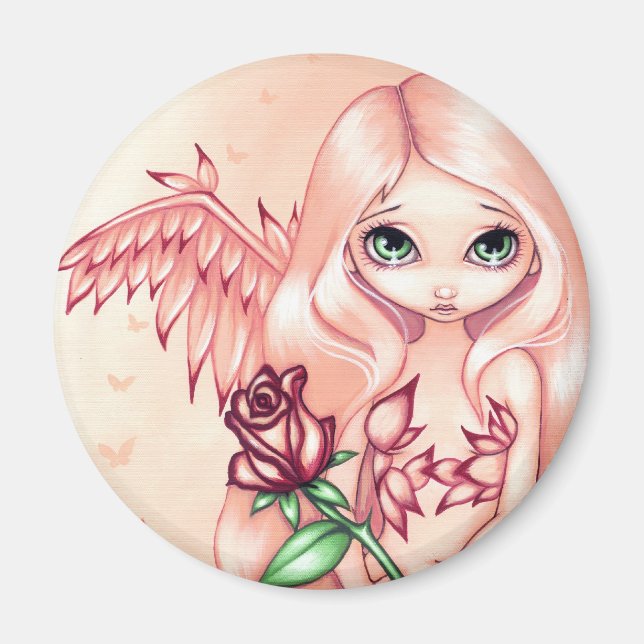 "Pale Rose" Magnet (Front)