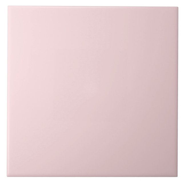 Pale Rose Pink tile (Front)