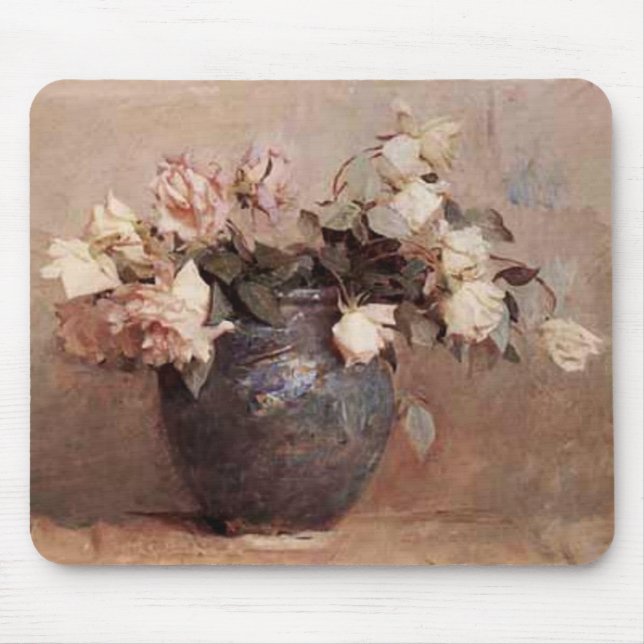 Pale Roses - Mousepad (Front)