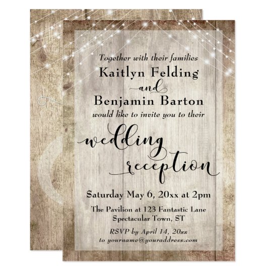 Invitation To A Wedding Reception Only 9