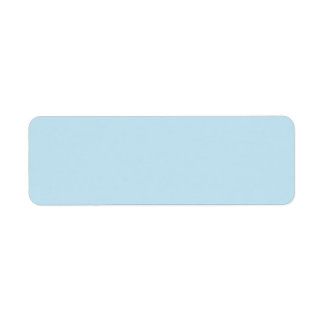 Pale sky blue background blank custom label