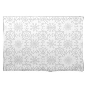 Pale Snowfill Cloth Placemat