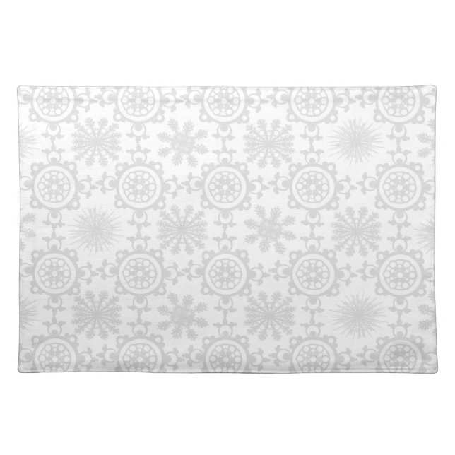 Pale Snowfill Cloth Placemat (Front)