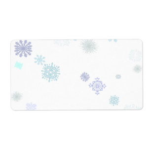 Pale Snowflakes Label