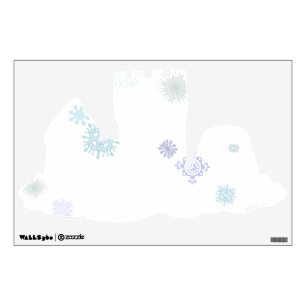 Pale Snowflakes Wall Decal