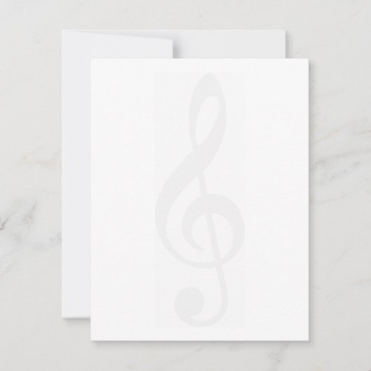Pale Treble Clef (Front)