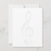 Pale Treble Clef (Back)