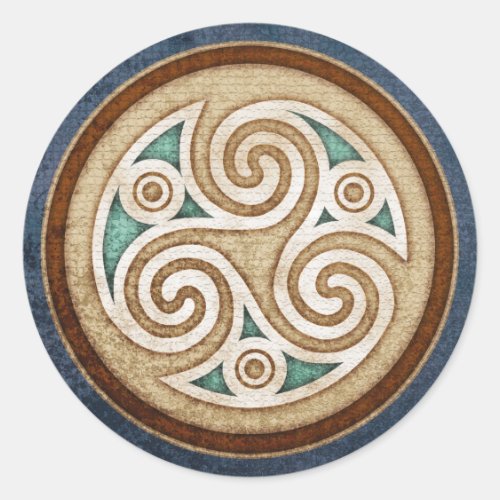 Pale Triskele Stickers