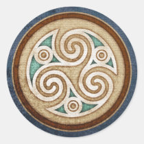 Pale Triskele Stickers
