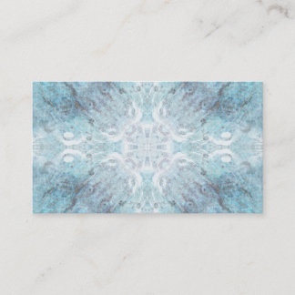 Pale Turquoise Pattern, with Some Soft Shapes. Business Card