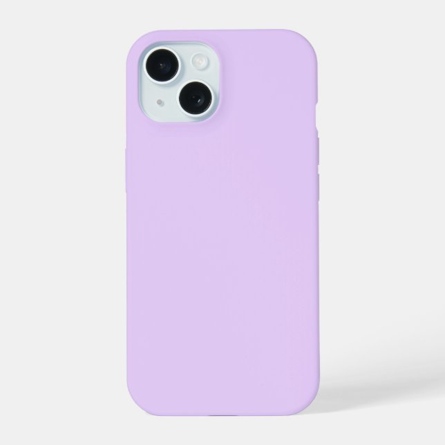 Pale Violet  iPhone 15 Case (Back)