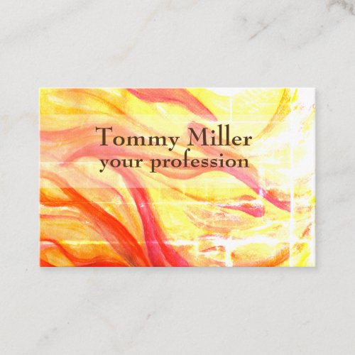 Pale  Watercolor Trendy Professional Business Card