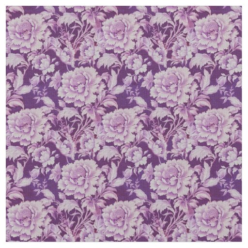 Pale white/violet repeat rose pattern  fabric