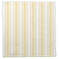 Pale yellow and white candy stripes