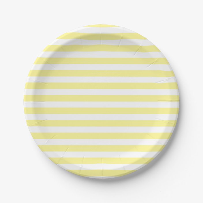yellow and grey paper plates