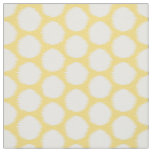 Pale Yellow Asian Moods Ikat Dots Fabric