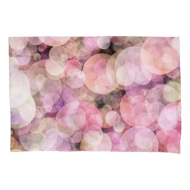 Pale Yellow Bubbles: Elegant Decor Pillow Case (Front)
