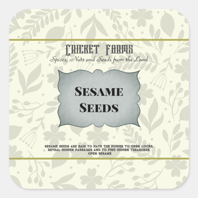 Pale Yellow Grey Product Label Template Tincture (Front)