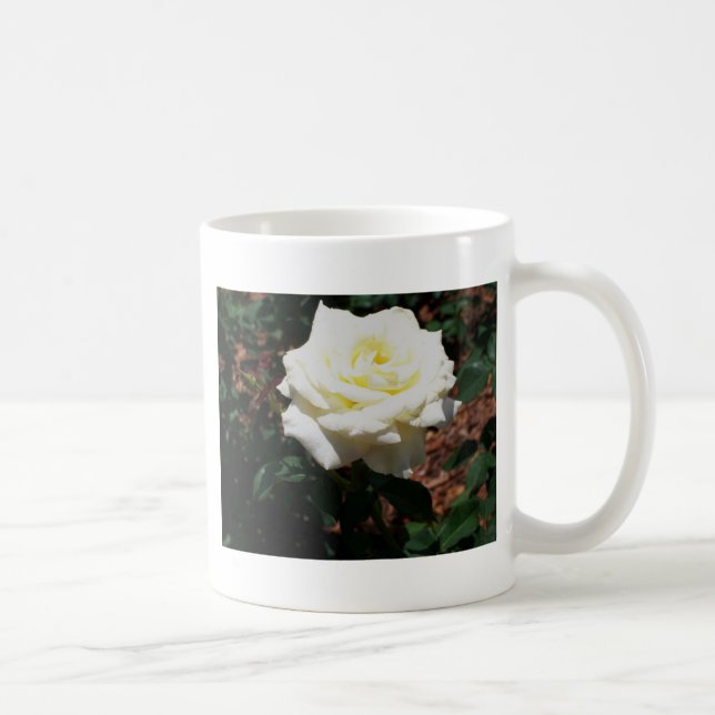 Pale Yellow Rose Coffee Mug (Right)