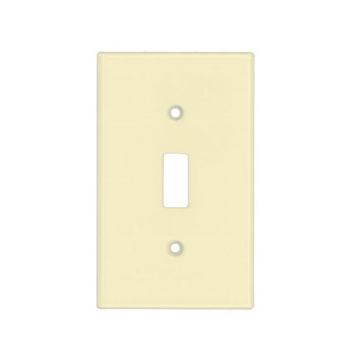 Pale Yellow Solid Color _ Color _ Hue _ Shade Light Switch Cover