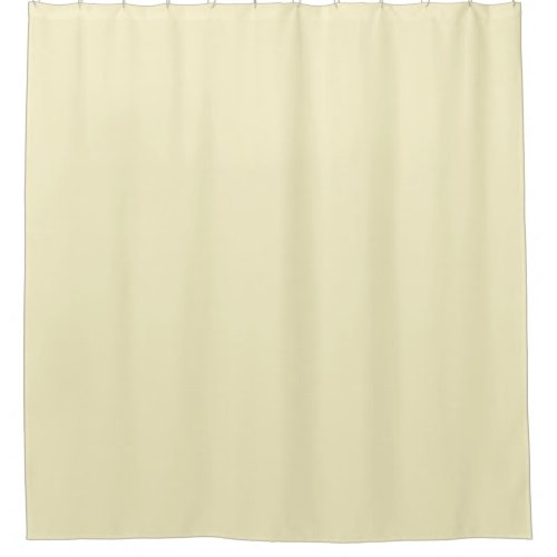 Pale Yellow Solid Color _ Colour _ Hue _ Shade Shower Curtain