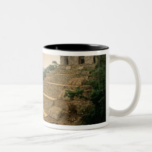 Palenque, Chiapas, Mexico, Maya Two-Tone Coffee Mug