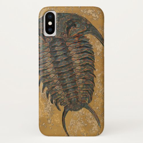 Paleo_chic Ceraurus Fossil Trilobite iPhone X Case