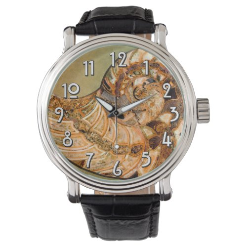 Paleo_chic Cleoniceras Cleon Ammonite Fossil Watch