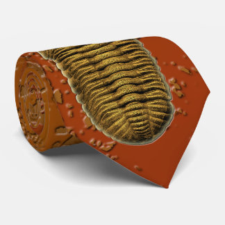 "Paleo-chic" Phacops Rana Fossil Trilobite Neck Tie