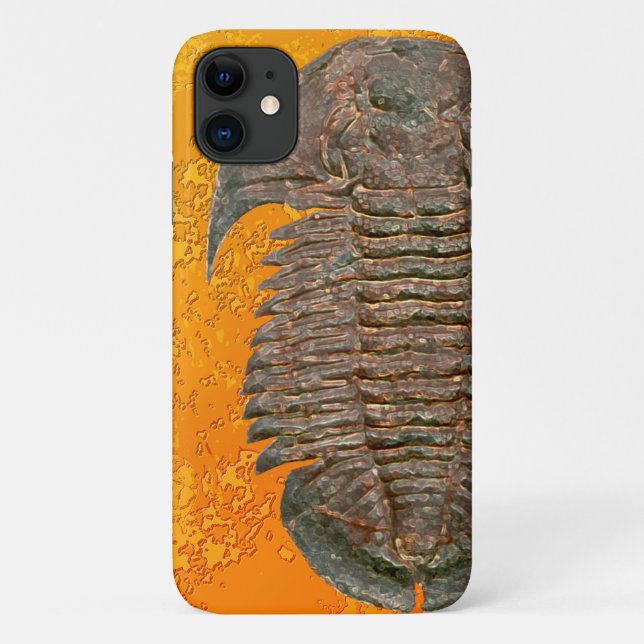 "Paleo-chic" Yuepingia Fossil Trilobite Case-Mate iPhone Case (Back)