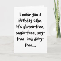 Paleo Funny Birthday Card