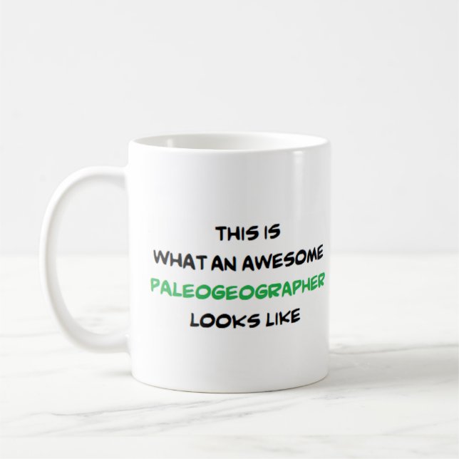 paleogeographer awesome coffee mug (Left)