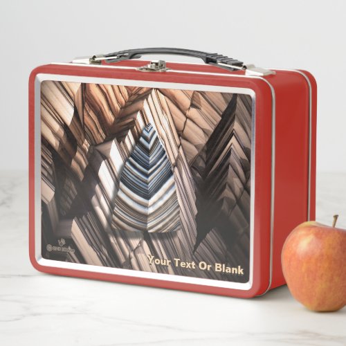 Paleolithic Technology Metal Lunch Box