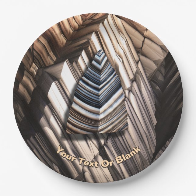 Paleolithic Technology Paper Plates (Front)