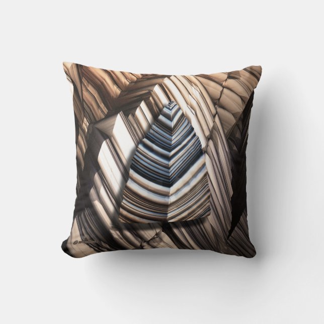 Paleolithic Technology Throw Pillow (Front)