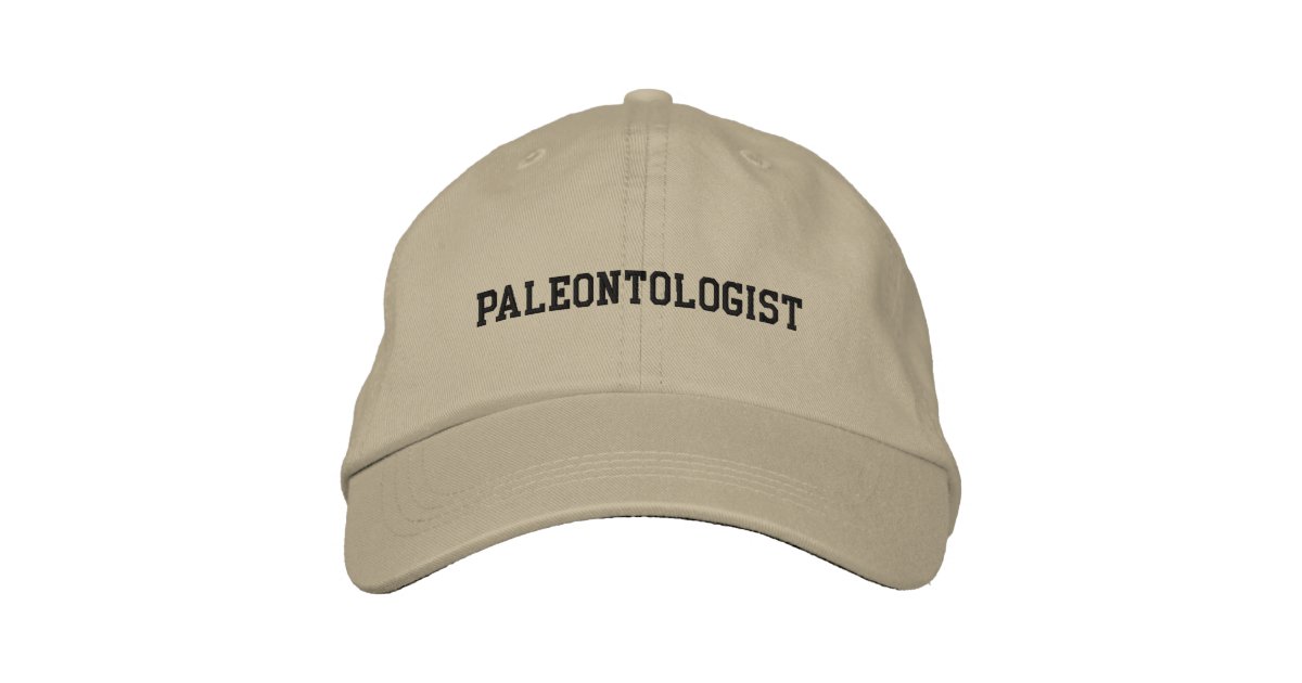 Paleontologist Embroidered Hat | Zazzle