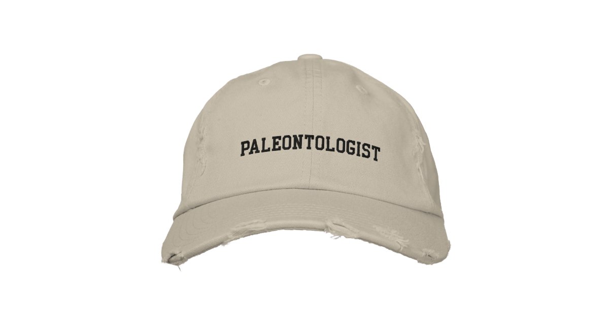 Paleontologist Embroidered Hat | Zazzle.com