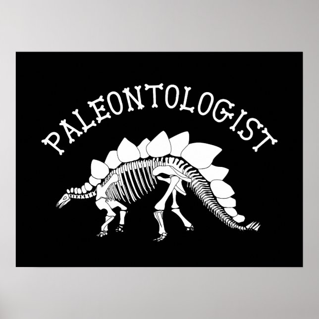 Paleontologist Poster (Front)