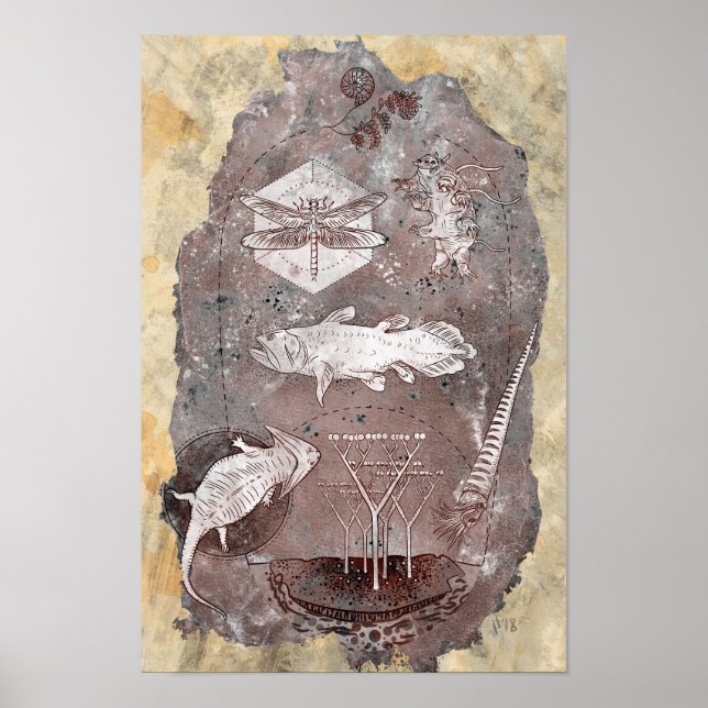 Paleozoic era poster (Front)