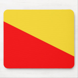 Palermo city flag italy symbol Sicily sicilia ital Mouse Pad