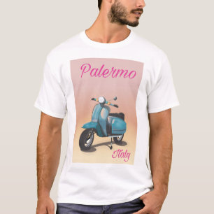 Palermo Italy Scooter poster T-Shirt