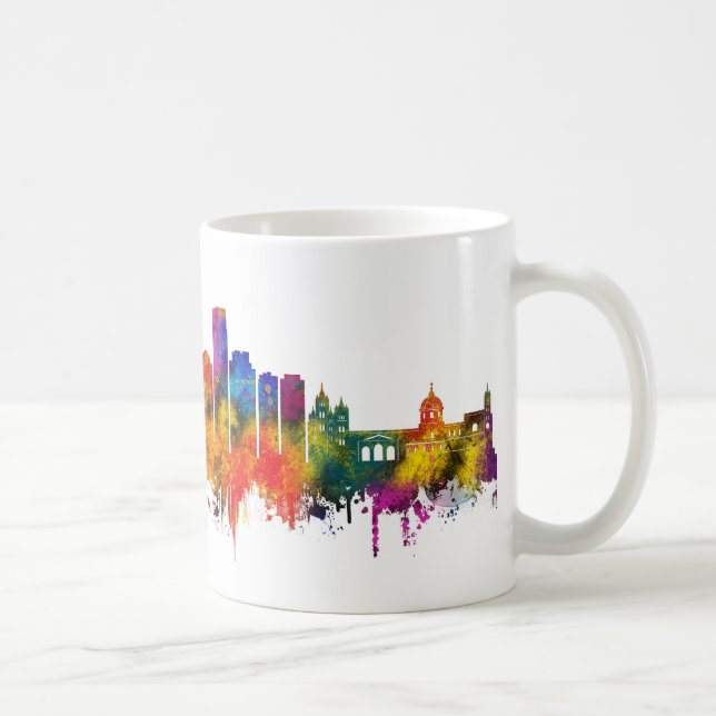 Palermo Italy Skyline Coffee Mug (Right)